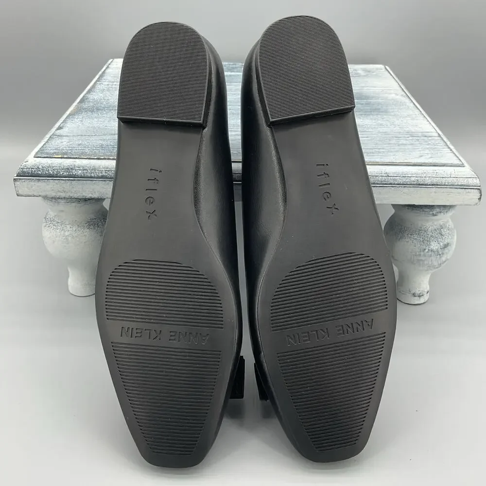 NEW Anne Klein Women’s Willow Ballet Flats Black Size 6M